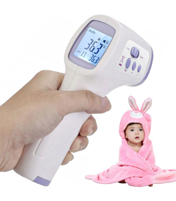 Bekontaktis infraraudonųjų spindulių termometras vaikams, 2 viename, CK-T1501