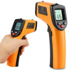 Bekontaktis infraraudonųjų spindulių termometras (pirometras), -50–+380 °C