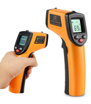 Bekontaktis infraraudonųjų spindulių termometras (pirometras), -50–+380 °C