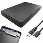 Juodas hdd ir ssd disko korpusas su sata jungtimi ir usb 3.0 – 06223, 2,5