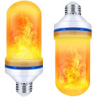 Dekoratyvinė LED lemputė su liepsnos efektu, E27, 9W, 15cm x 6cm