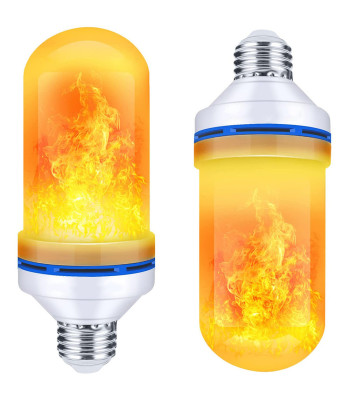 Dekoratyvinė LED lemputė su liepsnos efektu, E27, 9W, 15cm x 6cm