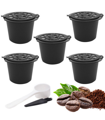 Daugkartinės kavos kapsulės Nespresso aparatams, 5 vnt.