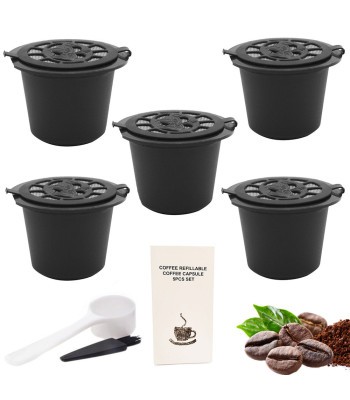 Daugkartinės kavos kapsulės Nespresso kavos aparatams, 5 vnt.