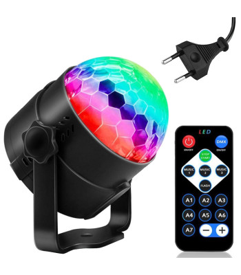 LED RGB diskotekų projektorius – disko rutulys