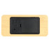 Elektroninis žadintuvas-laikrodis su termometru, higrometru ir USB laidu, 15 × 7 × 4 cm