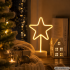 Pastatomas žvaigždės formos šviestuvas su usb maitinimu ir 100 led, didelis