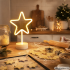 Pastatomas žvaigždės formos šviestuvas su usb maitinimu ir 100 led, didelis