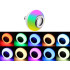 RGB LED lemputė su „Bluetooth“ garsiakalbiu ir nuotolinio valdymo pulteliu, E27