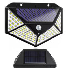 Saulės LED lempa su prieblandos ir judesio jutikliais, COB, 100 LED