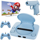 Pegasus retro žaidimų konsolė su pistoletu ir 2 valdikliais