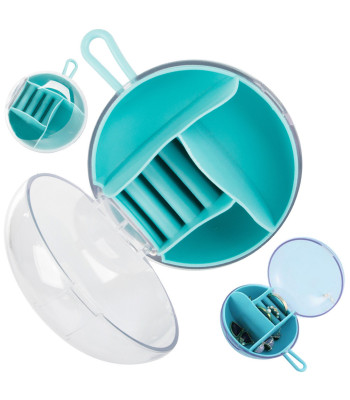 Kelioninė papuošalų dėžutė-organizatorius, 9 cm