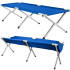 Sulankstoma turistinė lova kempingui, mėlyna, 187 × 70 × 42 cm