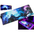 Žaidimų pelės kilimėlis su led rgb apšvietimu, xxl, 90 × 40 cm