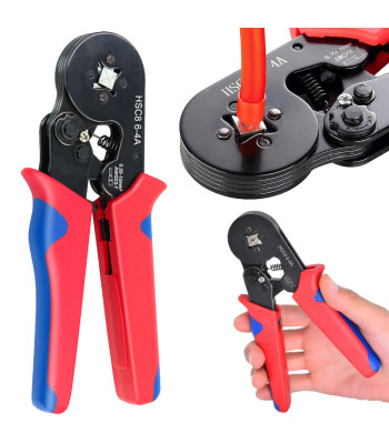 Laidų antgalių užspaudimo replės, 0,25–10 mm²