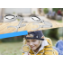 Sulankstoma stalinė juvelyrinė lupa su LED apšvietimu ir USB, 5x, 11x, 8 LED