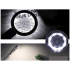 Sulankstoma stalinė juvelyrinė lupa su LED apšvietimu ir USB, 5x, 11x, 8 LED