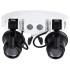 Laikrodininko didinamieji akiniai su 2 LED diodais – 10x, 15x, 20x, 25x