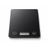 Elektroninės virtuvinės svarstyklės su LCD ekranu, stiklinės, 5 kg / 1 g