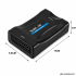SCART į HDMI AV Euro vaizdo signalo keitiklis, Full HD