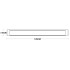 Virštinkinis linijinis led šviestuvas su šilta šviesa, 28W, 120cm