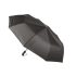 Juodas automatinis sulankstomas skėtis moterims ir vyrams, 105 cm