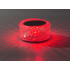 Kristalinė LED RGB naktinė stalinė lempa su pulteliu ir USB įkrovimu, 12 × 12 cm