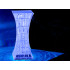 RGB LED naktinė stalinė lempa su pulteliu ir USB įkrovimu, 18 cm