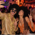 Juodas afro perukas su smulkiomis garbanomis, universalus dydis