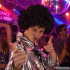 Juodas afro perukas su smulkiomis garbanomis, universalus dydis