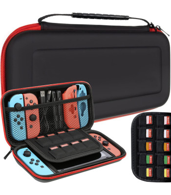 Talpus sustiprintas apsauginis konsolės dėklas, juodas – Nintendo Switch / Nintendo Switch OLED