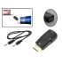 VGA į HDMI keitiklis su 3,5 mm garso kabeliu, 06305