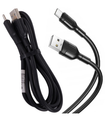 USB-A–USB-C įkrovimo ir duomenų perdavimo kabelis, 1,4 m