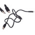 USB-A–USB-C įkrovimo ir duomenų perdavimo kabelis, 1,4 m