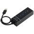 USB 3.0 šakotuvas su 4 prievadais, 10,5 × 4 × 2,5 cm
