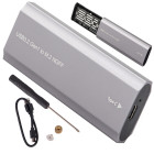 M.2 SATA NGFF SSD disko dėklas-adapteris su USB 3.1 ir USB-C, 2230–2280 mm