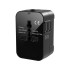 Universalus kelioninis kištukų adapteris su 2 USB jungtimis UK, USA, EU ir AUS lizdams, 7,5cm x 5cm x 4cm