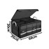 Automobilio bagažinės organizatorius su dangčiu, 60 l, 60 × 35 × 30 cm