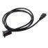 Kabelis vga–hdmi su paauksuotomis jungtimis, full hd, 1,3m