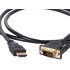 Kabelis vga–hdmi su paauksuotomis jungtimis, full hd, 1,3m