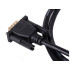 Kabelis vga–hdmi su paauksuotomis jungtimis, full hd, 1,3m