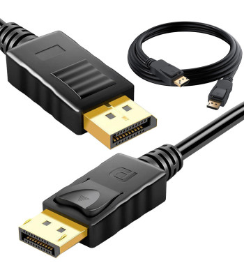 DisplayPort vaizdo ir garso kabelis, 8K / 4K / 2K, DP 1.4, 2 m