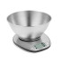Elektroninės virtuvinės svarstyklės su metaliniu dubeniu, 5 kg / 1 g