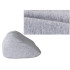 Profiliuota ergonominė ortopedinė putų pagalvė miegui, balta, 45cm x 16cm x 10cm