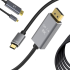 Vaizdo ir garso kabelis DisplayPort–USB-C 1.4, 1,8 m
