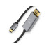 Vaizdo ir garso kabelis DisplayPort–USB-C 1.4, 1,8 m