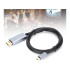 Vaizdo ir garso kabelis DisplayPort–USB-C 1.4, 1,8 m