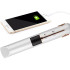 Belaidis keraminis plaukų tiesintuvas su LCD ekranu ir „power bank“ funkcija, 2 viename, 21cm x 3cm x 3,5cm