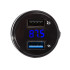 FM MP3 „Bluetooth“ siųstuvas-imtuvas automobiliui su 2 USB jungtimis, 7,5 × 3,5 cm