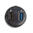 FM MP3 „Bluetooth“ siųstuvas-imtuvas automobiliui su 2 USB jungtimis, 7,5 × 3,5 cm